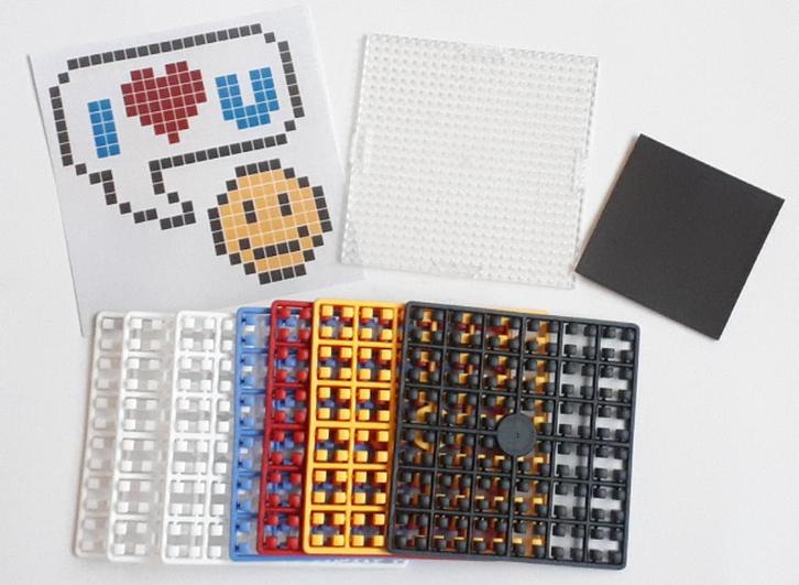Pixelhobby pakket I love you smiley magneet, Hobby en Vrije tijd, Knutselen, Nieuw, Materiaal, Ophalen of Verzenden
