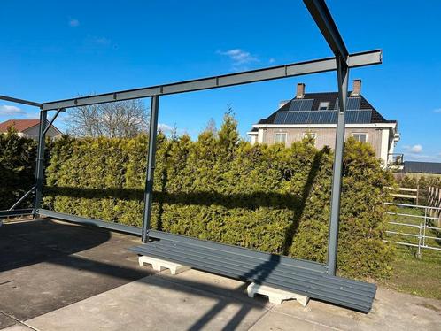 Alle materialen voor een grote, degelijke overkapping, Tuin en Terras, Overkappingen, Zo goed als nieuw, Carport, Ophalen