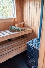 Finse sauna, hout gestookte kachel, Sport en Fitness, Sauna, Ophalen, Gebruikt, Fins of Traditioneel, Complete sauna