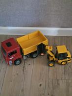 Bruder MAN  TGA Kipper  Vrachtwagen met Bruder shovel, Kinderen en Baby's, Speelgoed | Speelgoedvoertuigen, Ophalen of Verzenden