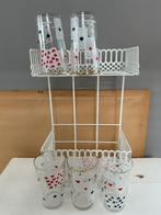 Vintage bridge glazen limonade glas, Antiek en Kunst, Ophalen of Verzenden