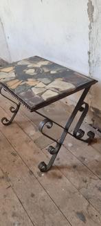 Apart antiek bijzet tafel smeedijzer, Antiek en Kunst, Antiek | Meubels | Tafels, Ophalen