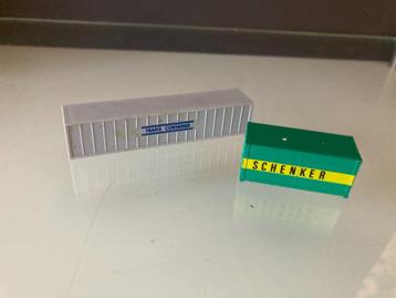 Containers Wiking Trans Container 40ft en Roco Schenker 20ft beschikbaar voor biedingen