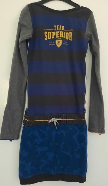 Ninni Vi jurkje blauw grijs 158 beschikbaar voor biedingen