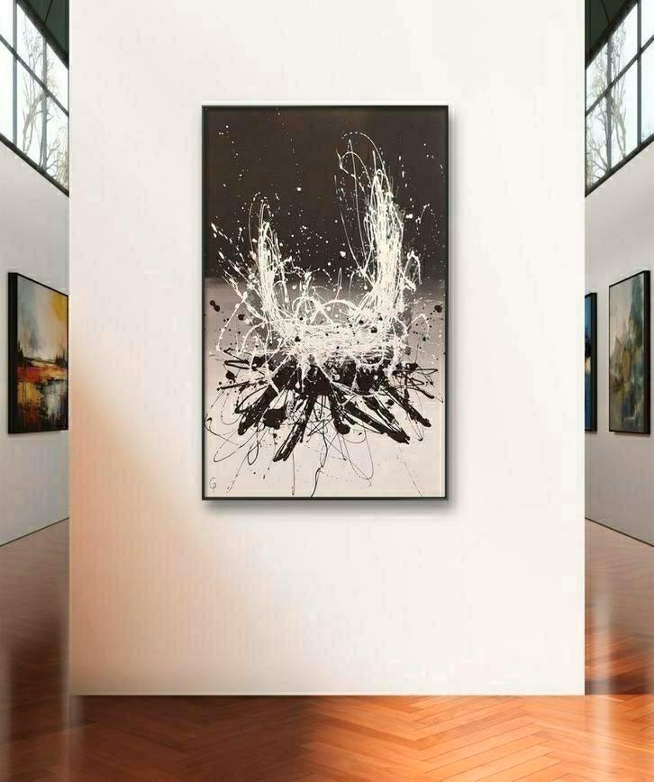 BLACK SPECTRUM, Antiek en Kunst, Kunst | Schilderijen | Abstract, Ophalen