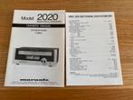 Owner’s manual Marantz stereophonic tuner, model 2020., Ophalen of Verzenden, Marantz