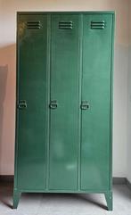 Groene metalen lockerkast 3-deurs | 90x50x180cm, Huis en Inrichting, Kasten | Lockerkasten, Ophalen