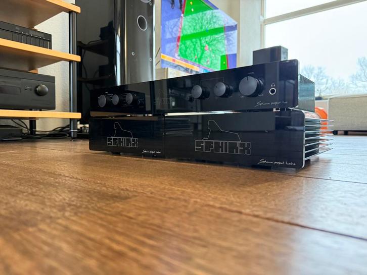 Sphinx project 2/12 mk1 voor/mono eindversterkers, Audio, Tv en Foto, Versterkers en Receivers, Gebruikt, Stereo, 60 tot 120 watt
