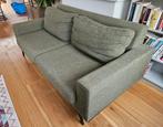 Groene bank Goossens 2.5 zits, Ophalen, 150 tot 200 cm, Driepersoons, 75 tot 100 cm