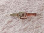 Vintage klein zilveren FNV speldje, Verzamelen, Speldjes, Pins en Buttons, Ophalen of Verzenden, Zo goed als nieuw, Overige onderwerpen