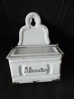 Allumettes doosje wit met zwarte letters, Ophalen of Verzenden