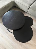 Salontafels afkomstig van Goossens., Huis en Inrichting, Tafels | Salontafels, Ophalen, Gebruikt, Rond, 50 tot 100 cm