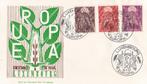 EUROPA-CEPT – FDC – 1957 – Luxemburg, Postzegels en Munten, Postzegels | Eerstedagenveloppen, Onbeschreven, Europa, Verzenden