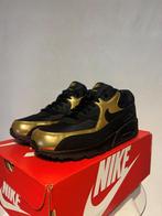 Maat 43 - Nike Air Max 90 Black Metallic Gold, Verzenden, Zwart, Nike, Nike