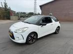 Citroën DS3 1.6 Hdif 2010 Wit airco leer, Auto's, Voorwielaandrijving, Euro 5, Zwart, 4 cilinders