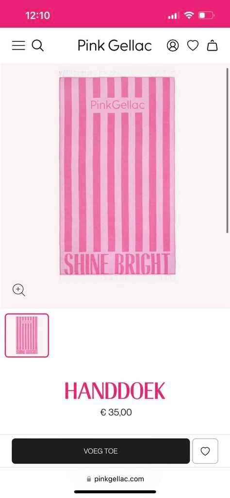 NIEUW Pink Gellac Badlaken / Handdoek / Strandlaken, Sieraden, Tassen en Uiterlijk, Uiterlijk | Cosmetica en Make-up, Nieuw, Ophalen of Verzenden