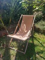 2 mooie houten strandstoelen, Ophalen, Zo goed als nieuw