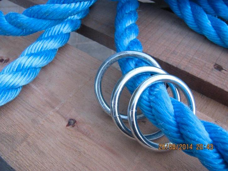 Basic Boksringtouw PP blauw, Sport en Fitness, Overige Sport en Fitness, Nieuw, Ophalen of Verzenden