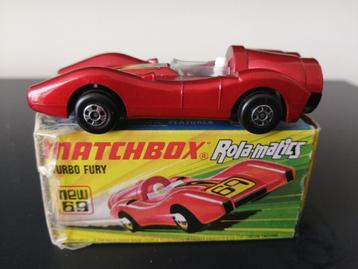 Lesney Matchbox Superfast Rolamatics #69 Turbo Fury in doos beschikbaar voor biedingen