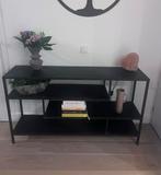 Metalen vakkenkast, Huis en Inrichting, Kasten | Boekenkasten, Ophalen, Met plank(en), 100 tot 150 cm, Zo goed als nieuw