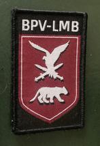 Mouwembleem BPV - LMB, Verzamelen, Militaria | Algemeen, Embleem of Badge, Nederland, Landmacht, Verzenden