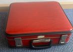 Vintage, retro rood koffertje soort van klm koffertje, Overige materialen, Minder dan 50 cm, Ophalen of Verzenden, Zo goed als nieuw