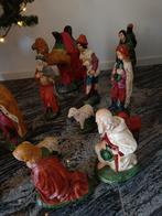 Grote Gipsen Kerstgroep - 22 Delig, Ophalen, Zo goed als nieuw