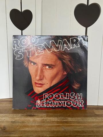Rod Stewart Foolish Behaviour Vinyl / LP met poster  beschikbaar voor biedingen
