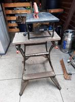 zaagmachine en workmate samen 35,=, Ophalen, Gebruikt, Cirkelzaag