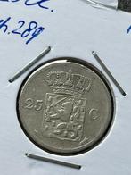 Zilveren kwartje 1825U, Postzegels en Munten, Munten | Nederland, Koning Willem I, Zilver, Ophalen of Verzenden, Losse munt