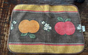 Retro vintage placemat Nagel piepmat Duitsland seventees  beschikbaar voor biedingen