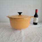 Cousances le creuset gietijzer emaille braadpan sauspan pan, Gebruikt, Ophalen of Verzenden, Koekenpan of Braadpan, Gietijzer