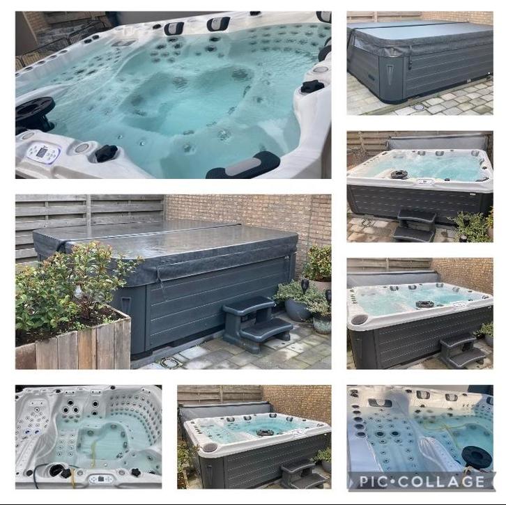Passion Spa Ecstatic Wave Spa Jacuzzi  - 7 Personen, Tuin en Terras, Bubbelbaden en Hottubs, Gebruikt, Vast, Afdekzeil, Ophalen