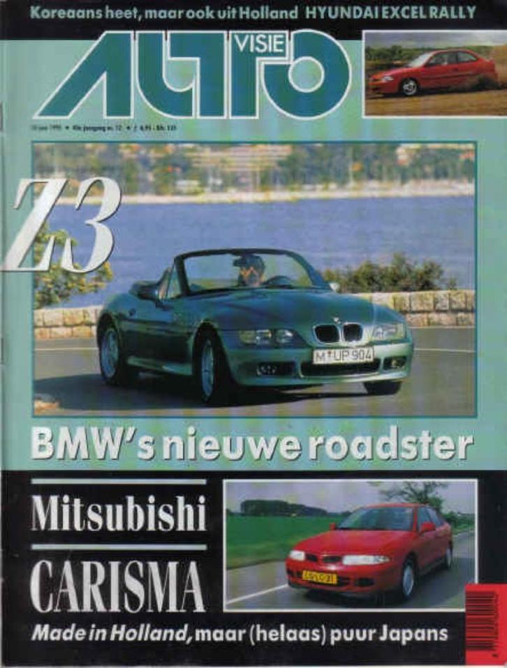 Autovisie 12 1995 : Ford Mondeo 4x4 - Mitsubishi 3000GT, Boeken, Auto's | Folders en Tijdschriften, Gelezen, Algemeen, Ophalen of Verzenden