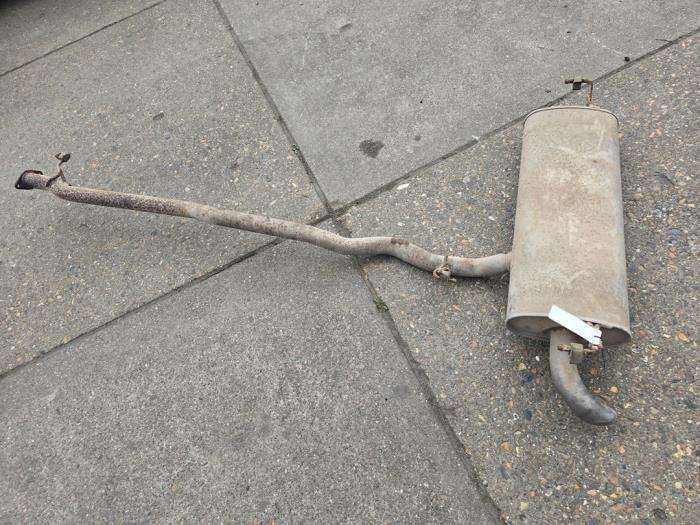 Uitlaat Einddemper van een Nissan Qashqai, Auto-onderdelen, Uitlaatsystemen, Nissan, Gebruikt, 3 maanden garantie