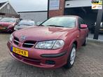 Nissan Almera 1.8 Comfort AIRCO-CENTRAAL-TREKHAAK-NAP MET MA, Auto's, Nissan, Metallic lak, Stof, Gebruikt, Zwart