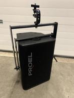 Proel TFLV 12P8 speakers + transportcover + swingbeugel, Gebruikt, Overige typen, 120 watt of meer, Ophalen