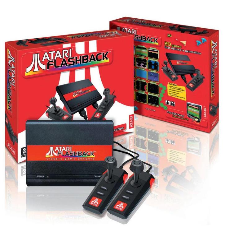 Atari flashback mini NIEUW in verzegelde doos!, Spelcomputers en Games, Spelcomputers | Atari, Nieuw, Atari 2600, Met 2 controllers