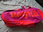 Wilson Tennistas - Roze/Oranje, Sport en Fitness, Tennis, Ophalen of Verzenden, Gebruikt, Tas, Wilson
