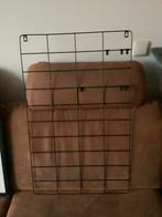 Metalen wand organizer met knijpertjes - 50x80 cm, Ophalen, Gebruikt