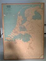 Vintage kantoorkaart., Antiek en Kunst, Ophalen, Overige thema's