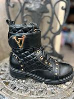 Zwarte veterlaarsjes - Maat 39, Ophalen of Verzenden, Zo goed als nieuw, Zwart, Lage of Enkellaarzen
