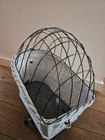 Hondenmandje fiets, Ophalen, Gebruikt, Riet