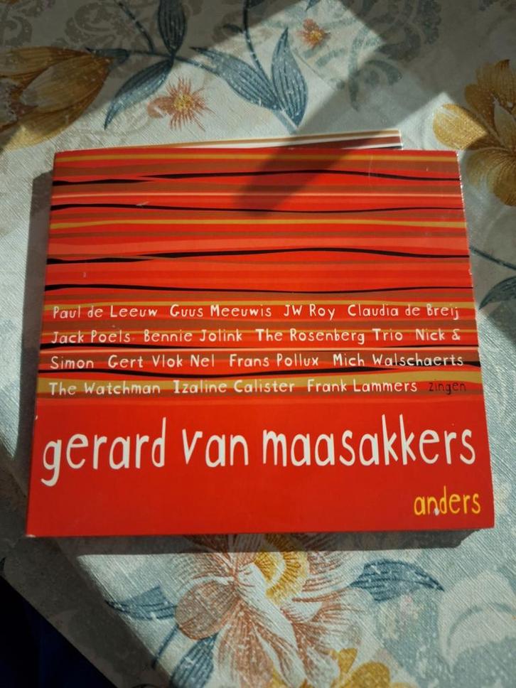 Gerard van Maasakkers - Anders CD, Cd's en Dvd's, Cd's | Nederlandstalig, Ophalen of Verzenden