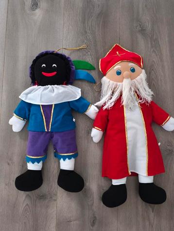Stoffen Sinterklaas en zwarte piet groot beschikbaar voor biedingen