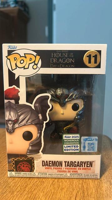 Funko Pop! Convention 2025 house of dragon Daemon Targaryen beschikbaar voor biedingen