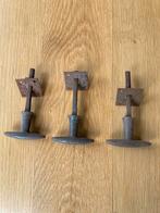 3 antieke knoppen van metaal, Ophalen of Verzenden
