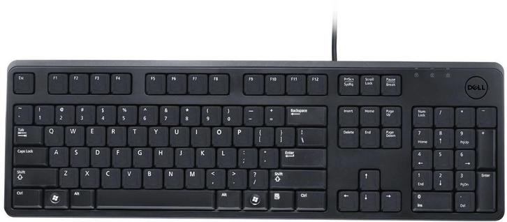 NIEUW Dell USB toetsenbord KB212-B QuietKey (QWERTY - US/EU), Computers en Software, Toetsenborden, Nieuw, Qwerty, Bedraad, Ophalen of Verzenden