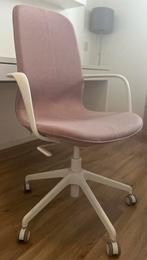 Bureaustoel roze / wit  hoge leuning, Huis en Inrichting, Zo goed als nieuw, Zwart, Ophalen