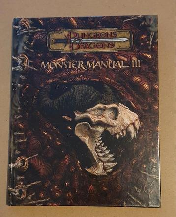Dungeons and Dragons 3.5 Monster Manual 3 D&D beschikbaar voor biedingen